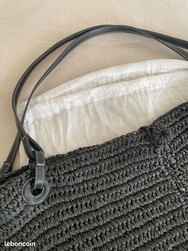 Sac panier noir Zara (image 2)
