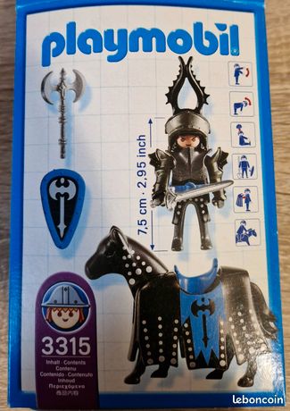 Playmobil Chevalier noir (3315) - Jeux & Jouets