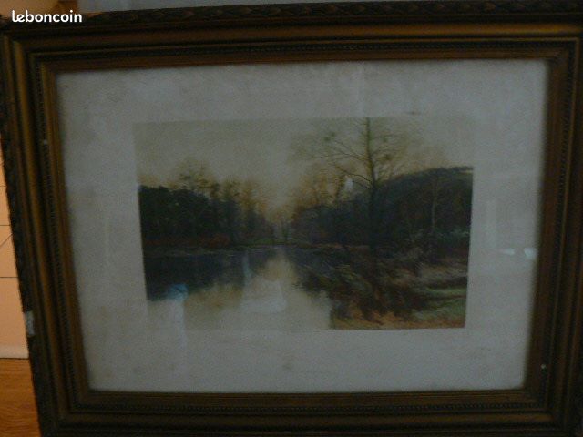 Tableau ancien type eau forte (image 3)