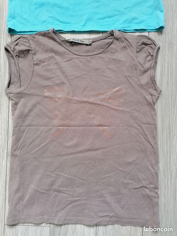 Lot tee shirt fille 10 ans (image 2)