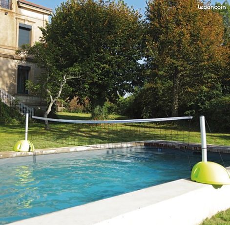 Filet De Volley-ball De Piscine – Rechange Facile à Installer, 450x90 Cm, Étanche Et Antirouille – Cadeau Sport Nautique Pour Ados Et Adultes