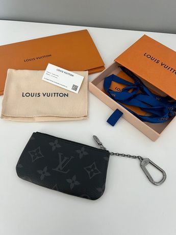 Louis Vuitton MP2285 Porte Cles Catogram Cat Bag Charm Key Chain Gold Used