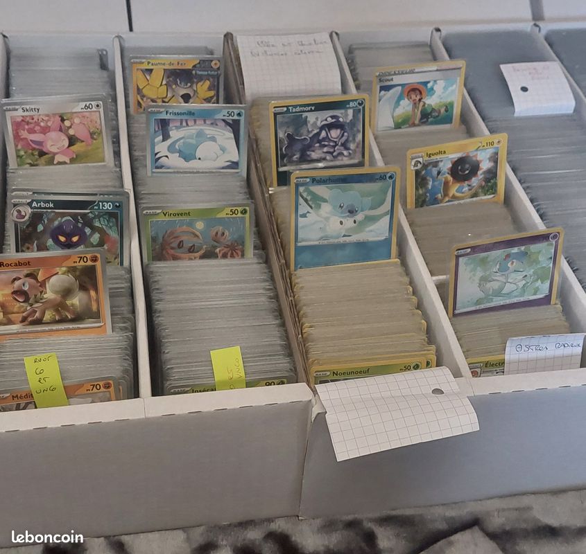 Lot de 100 Cartes Pokémon Neuves Récentes Fr (90 CO/UNCO + 7HOLO et 3 REVERSE) (image 2)