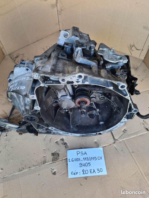 Boite de vitesses PSA Peugeot 208 / 308 / 3008 / Citroën C5 / DS3 1.6hdi 112cv 115cv 20EA30 Boite de vitesses PSA Peugeot 208 / 308 / 3008 / Citroën C5 / DS3 1.6hdi 112cv 115cv 20EA30