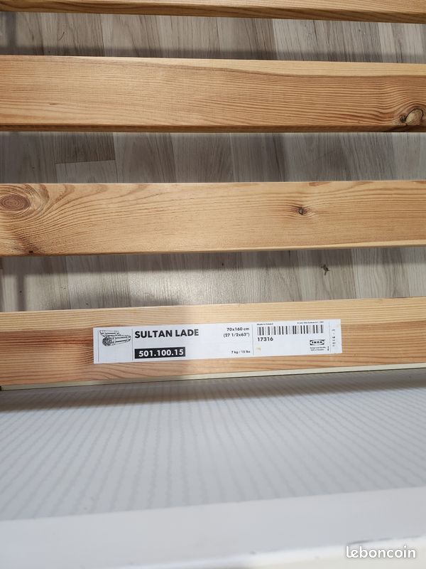 Lit enfant ikea 70X160cm (image 6)