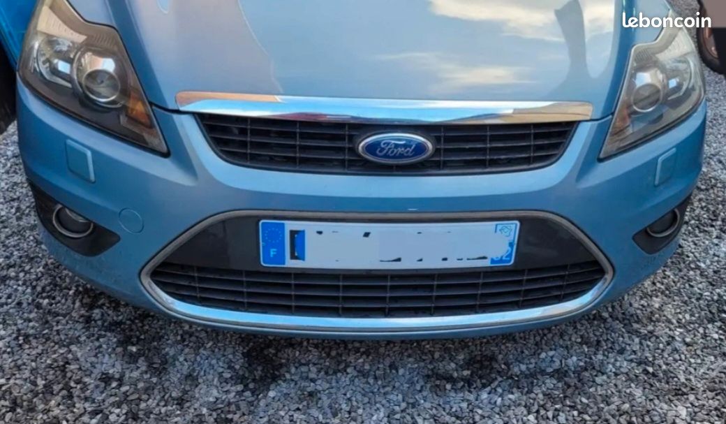 Pare-choc avant phare xénon Ford Focus 2 phase 2 de 2008 a 2011 gauche droit bleu (image 1)
