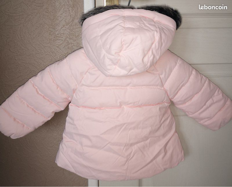 Manteau à capuche - Rose - obaidi 12 mois (image 14)
