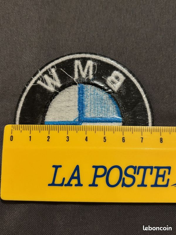 Patch écusson brodé thermocollant BMW logo - Équipement auto