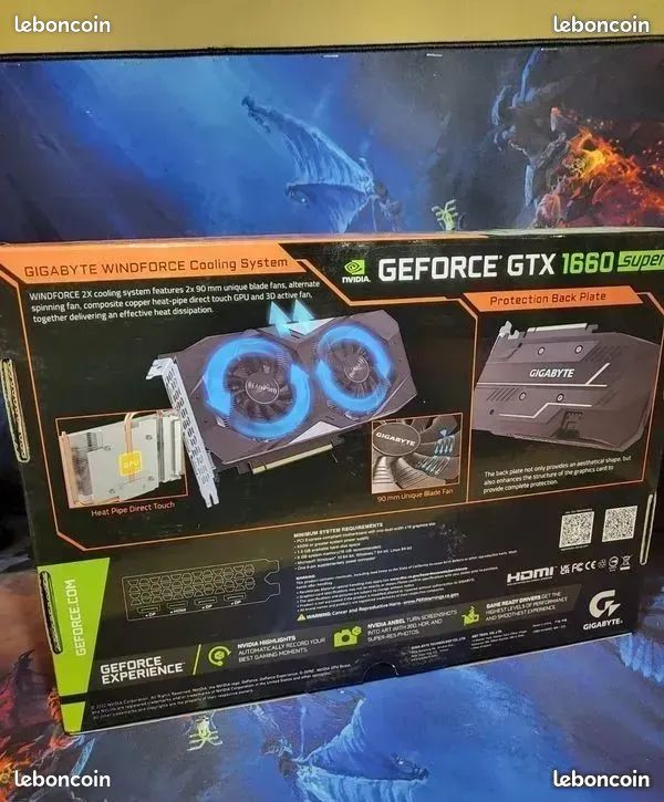 Carte Graphique Gtx 1660 Super Gigabyte Windforce Carte Graphique