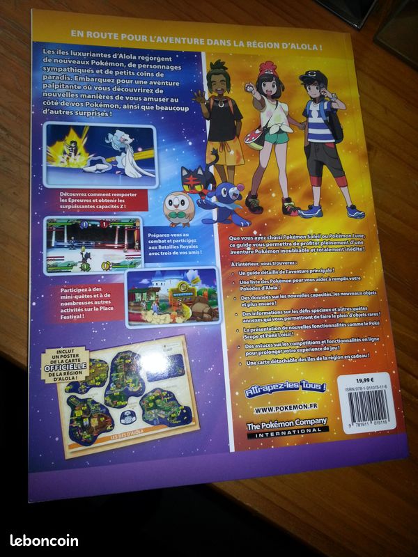 Livre POKEMON SOLEIL LUNE GUIDE OFFICIEL DE LA REGION D ALOLA (image 3)