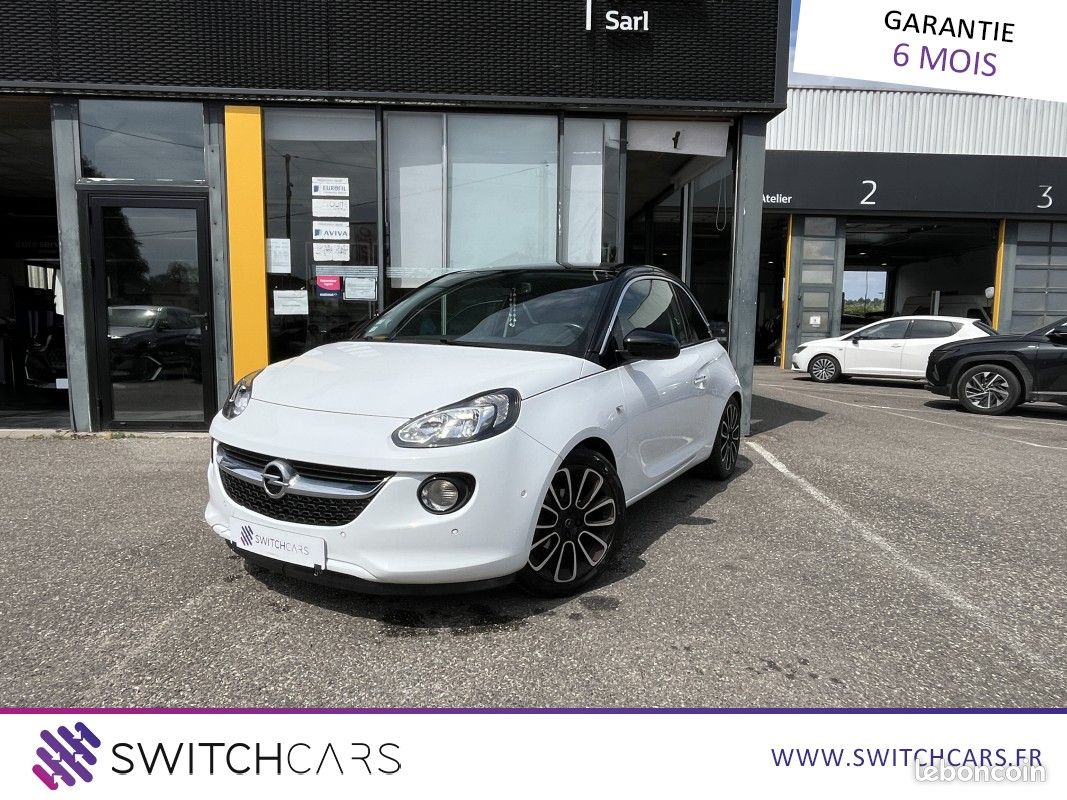 Opel Adam 1.4 87cv Essence * Glam Toit Panoramique Carplay Radars De Recul (image 1)
