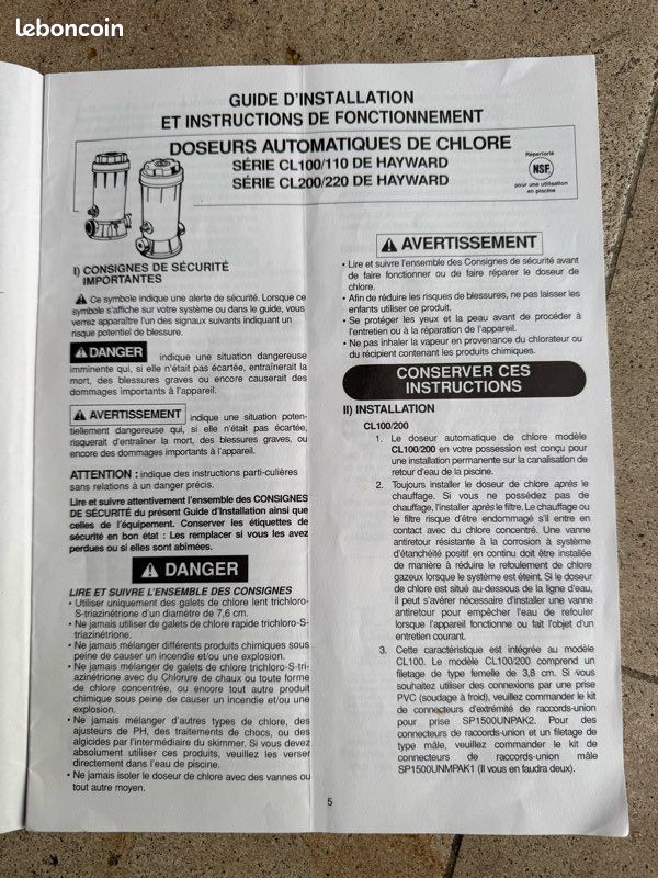 Doseur automatique de chlore CL200 de HAYWARD (image 6)