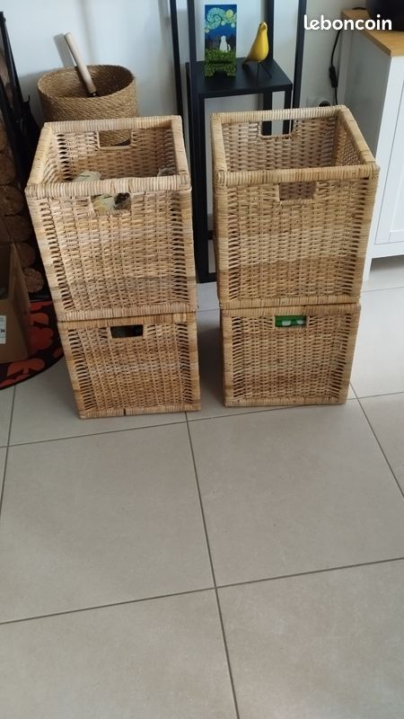 Paniers en rotin Ikéa pour KALLAX (image 1)