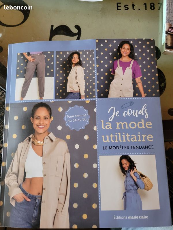 Livre couture "Je couds la mode utilitaire" Neuf (image 1)