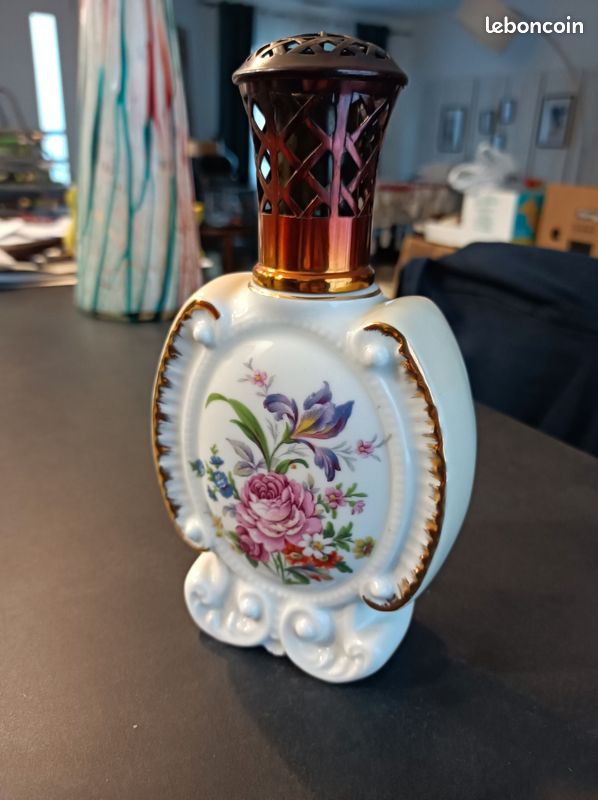 Lampe Berger Ancienne En Faïence - N°7 - Paris - Multicouleur - Occasion