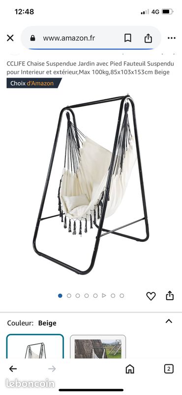 Fauteuil hamac (image 2)