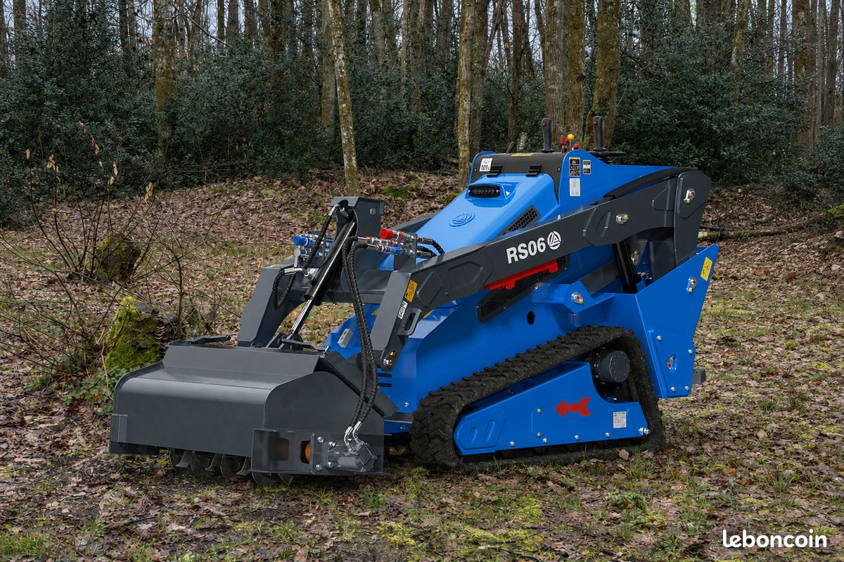Mini-chargeuse RS06-2 PRO neuve – 650 kg - Moteur KUBOTA (image 3)