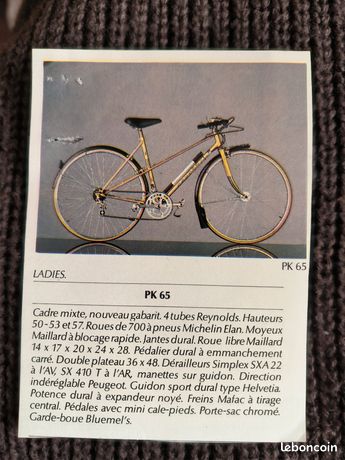 Vélo, Peugeot PK65, Reynolds 531, 1979, vintage, restauré intégralement - Vélos