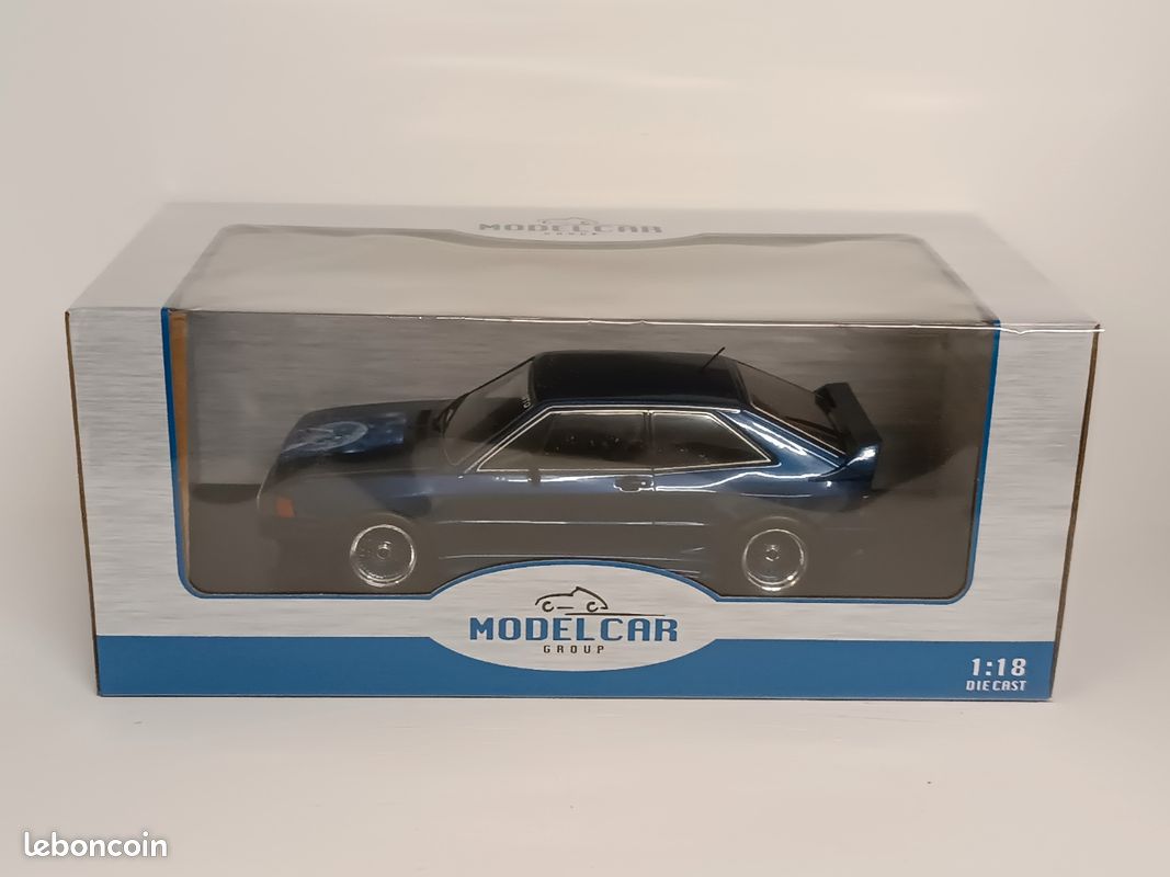 Modèle réduit Vw Scirocco Rieger Gto, Bleu, 1980 1/18 | Mcg