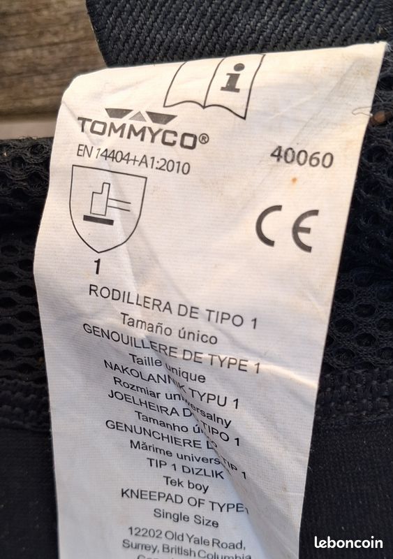 Genouillères, cool flow, marque TOMMYCO, bon état (image 3)