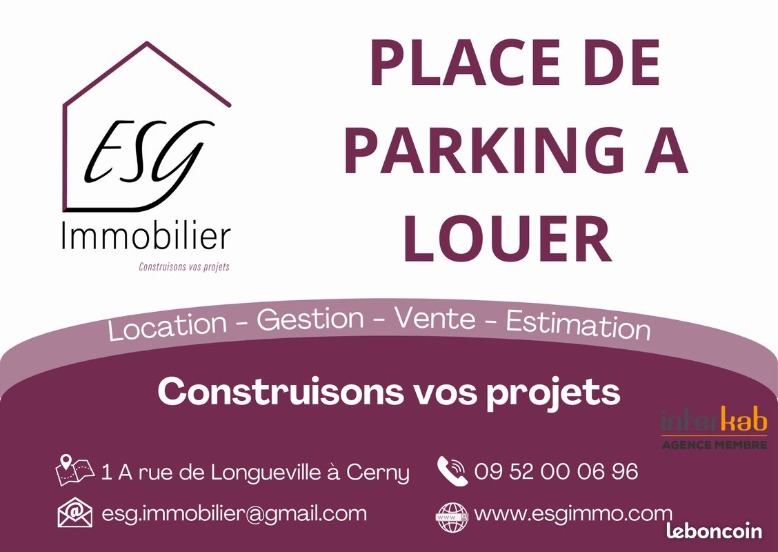 Parking/box Vert-le-Grand · 50 €/mois