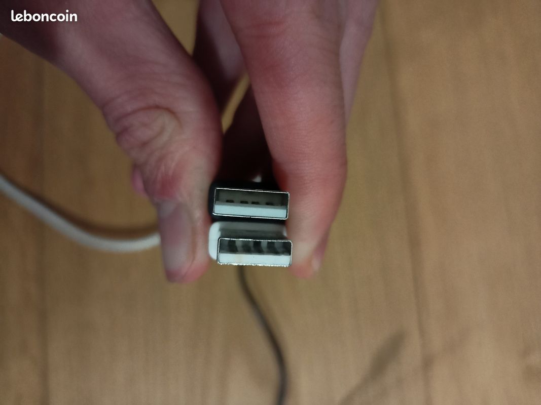 Câbles micro USB en bon état, en 2 petits exemplaires (image 2)