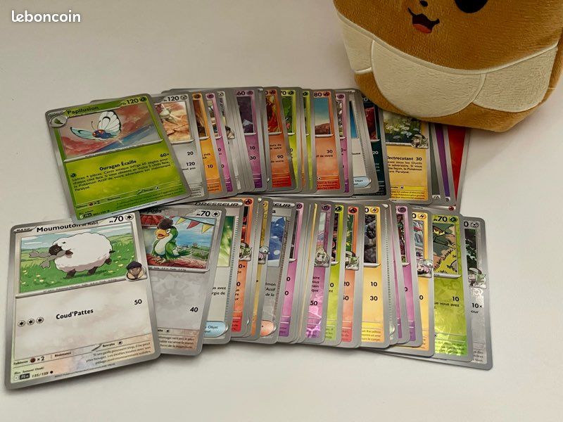 Lot 60 cartes Pokémon (image 1)