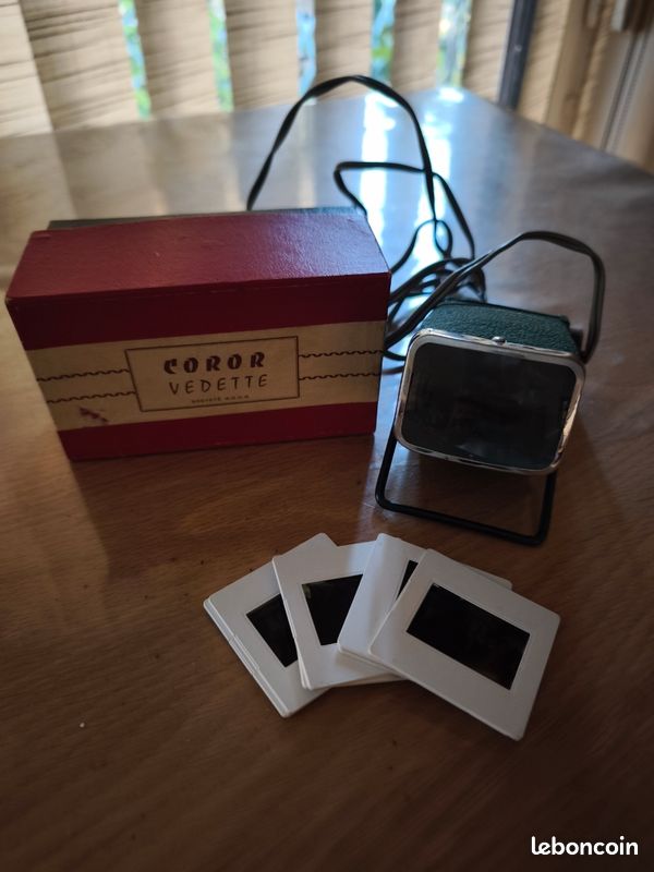 Visionneuse diapositives vintage COROR Vedette avec boîte d’origine (image 1)