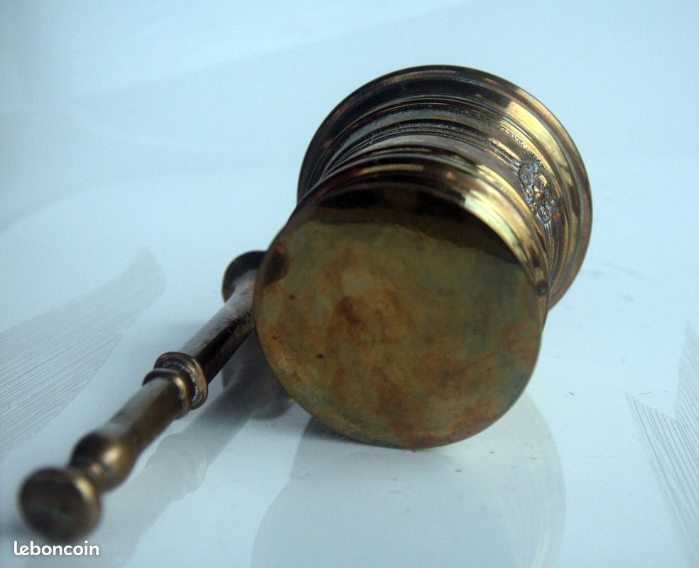 MORTIER Pharmacie Apothicaire BRONZE cendrier ART DECO vide poche cotoflex (image 8)