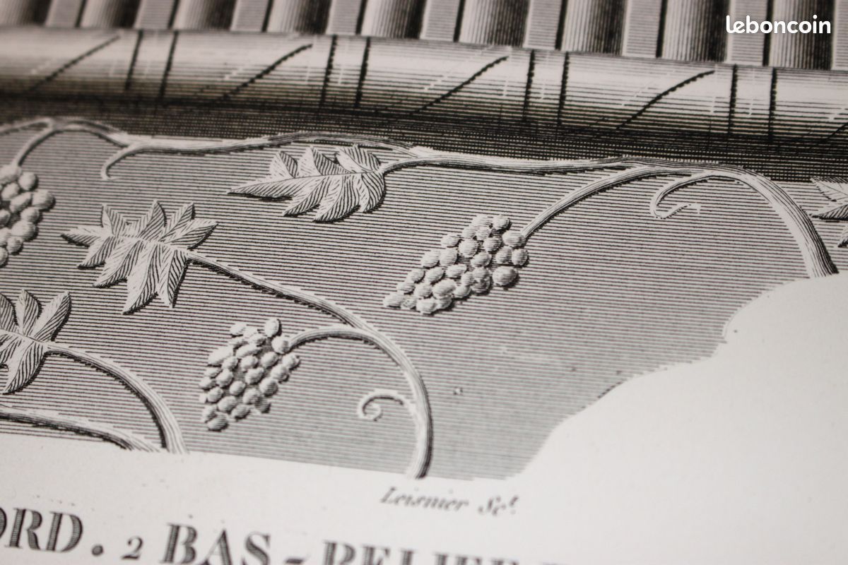 Gravure. Temple de Medynet-Abou à Thèbes Chalcographie du Louvre (image 2)
