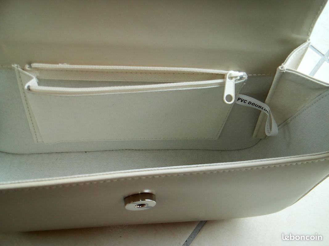 Sac à main beige (image 4)