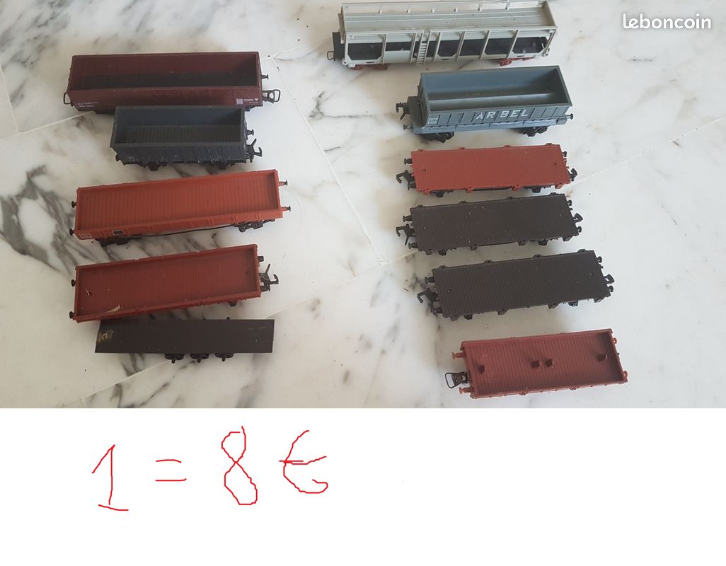 MECCANO - Lot de 2 aiguillages, ech O