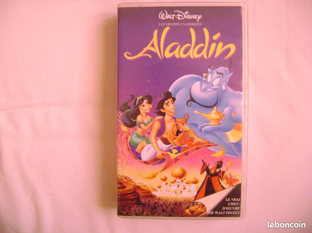 Cassette K7 VHS Aladdin Walt Disney (image 1)