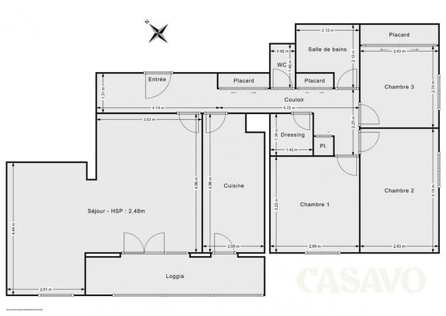 Appartement a louer saint-ouen-l'aumone - 5 pièce(s) - 85 m2 - Surfyn