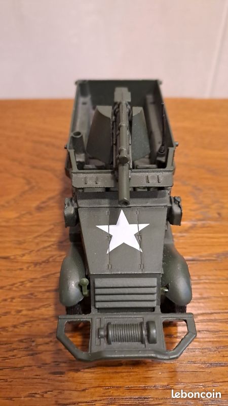 VÉHICULE MILITAIRE MINIATURE HALF TRACK M3 Solido à rénover EUR 7,00