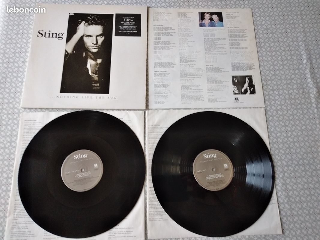 2X33T Sting Nothing like a sun (1987 original TBE) (image 1)