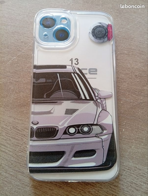 Coque BMW Aluminium Blanc Pour IPhone 5/5S/SE - Style Luxe - Neuf