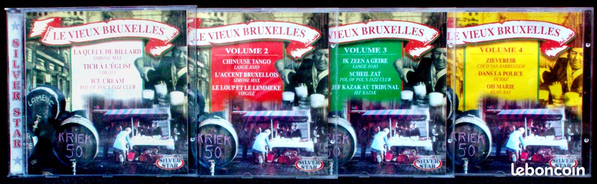 4 compilations CD 'LE VIEUX BRUXELLES (image 1)