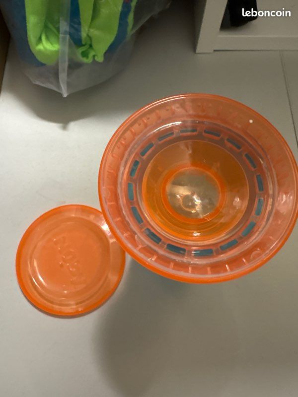 Lot de 2 verres apprentissage (1 avec anse) (image 2)