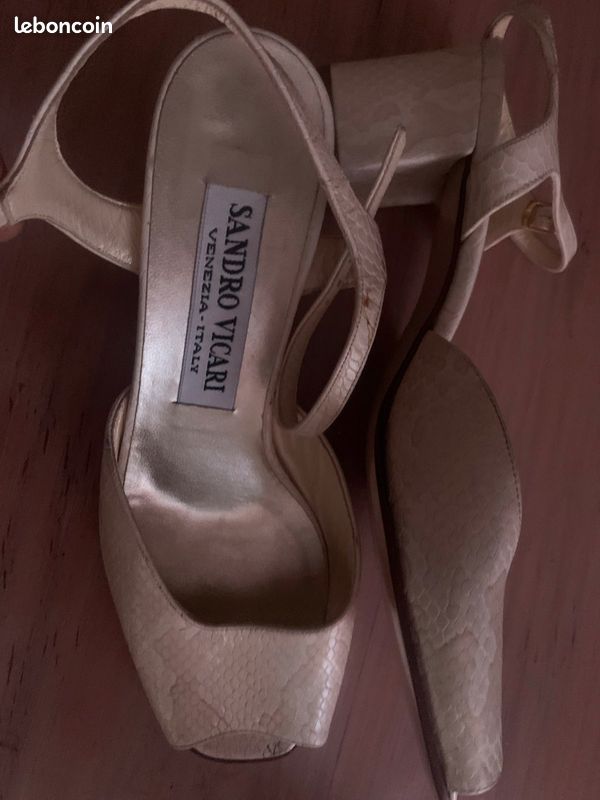 Chaussures sandal marque sandro vicari venezia-italy (image 1)