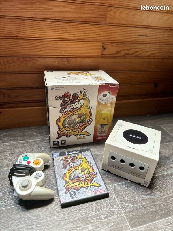 Nintendo - Nintendo Gamecube White Pearl édition Mario Smash Football Spelcomputer Zonder Originele Verpakking