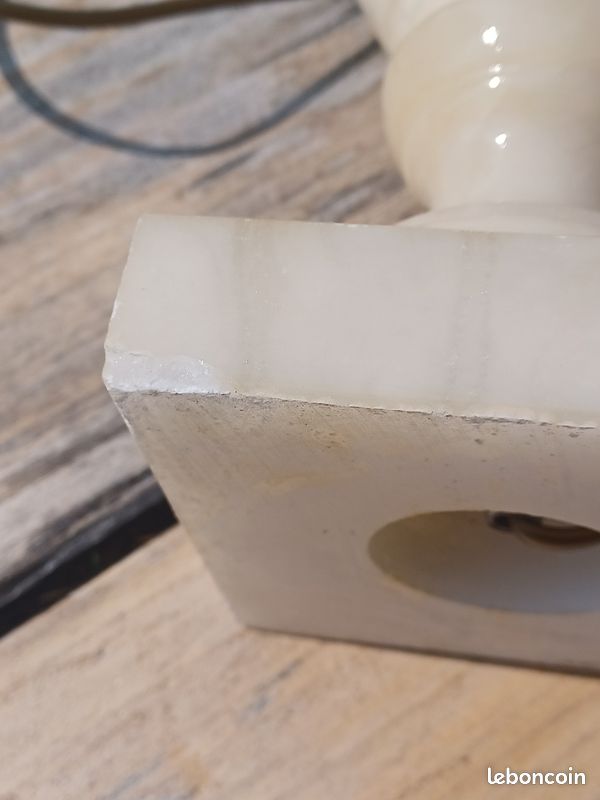 Pied de lampe marbre (image 7)