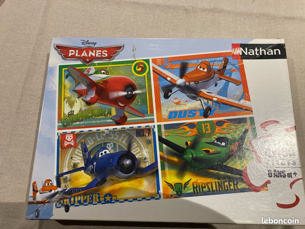 4 Puzzle Planes (image 1)