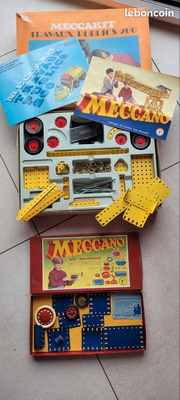 Cabine et roues meccano meccakit travaux publics - Jeux & Jouets