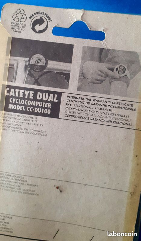 Cateye Dual cyclo computer vélo (image 2)