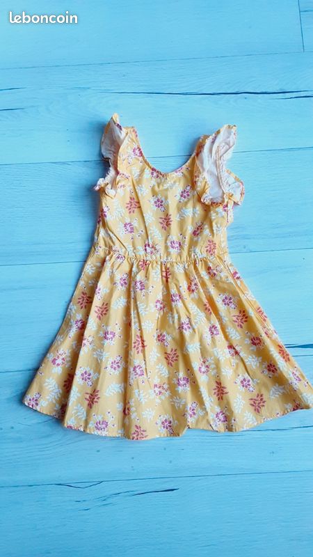 Vêtement fille robe jaune Orchestra ans Vêtements