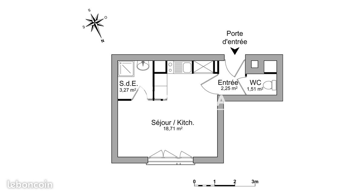 Appartement 1 pièce 26 m² · à Vincennes · 26 m² · 955 €