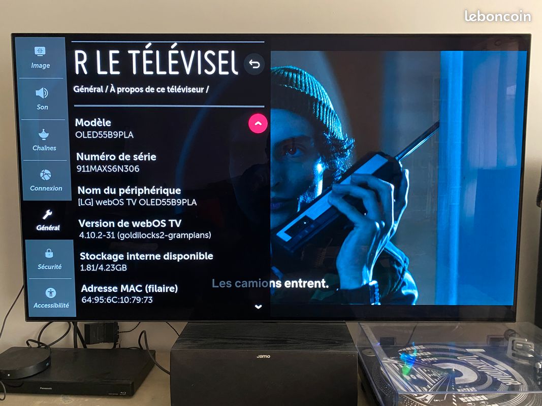TELEVISEUR | Téléviseur LG 55 pouces OLED 55C36LA