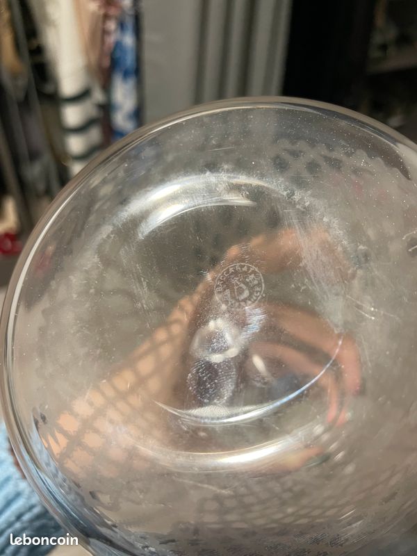 Flacon à parfum en cristal Baccarat avec bouchon (image 6)