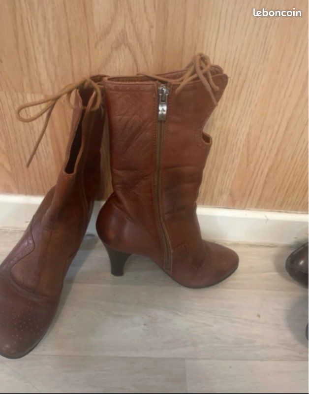 Bottes pour femme cuir (image 4)